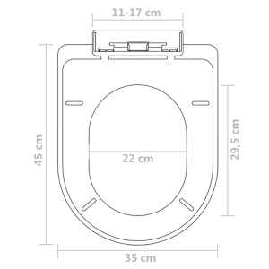WC sedátka s funkcí pomalého sklápění 2 ks bílá plastová - obrázek 8