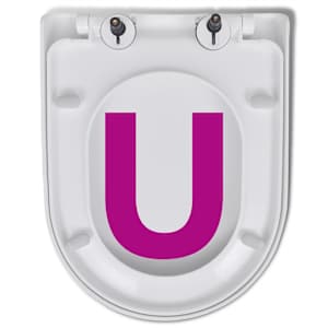 WC sedátka s funkcí pomalého sklápění 2 ks bílá plastová - obrázek 8