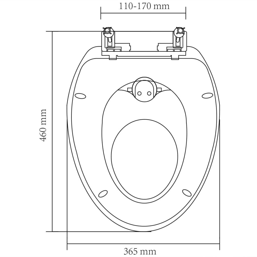 WC sedátka s funkcí pomalého sklápění 2 ks bílo-žlutá plastová - obrázek 14