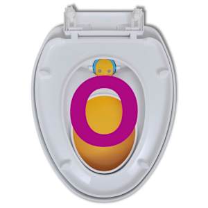 WC sedátka s funkcí pomalého sklápění 2 ks bílo-žlutá plastová - obrázek 13