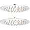 vidaXL Cabeça de chuveiro 2 pcs aço inoxidável Ø 20 cm