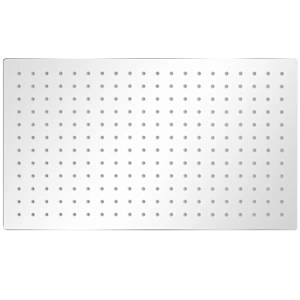 vidaXL Regndusjhode 2 stk rustfritt stål 30x50 cm