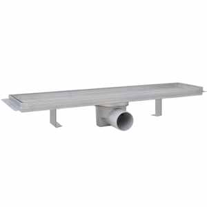 Rovný sprchový odtokový žlab 2 ks 530 x 140 mm nerezová ocel - obrázek 3