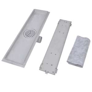 Rovný sprchový odtokový žlab 2 ks 530 x 140 mm nerezová ocel - obrázek 5