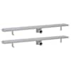 vidaXL lineaarne &auml;ravoolus&uuml;steem 2 tk 1030x140 mm roostevaba teras