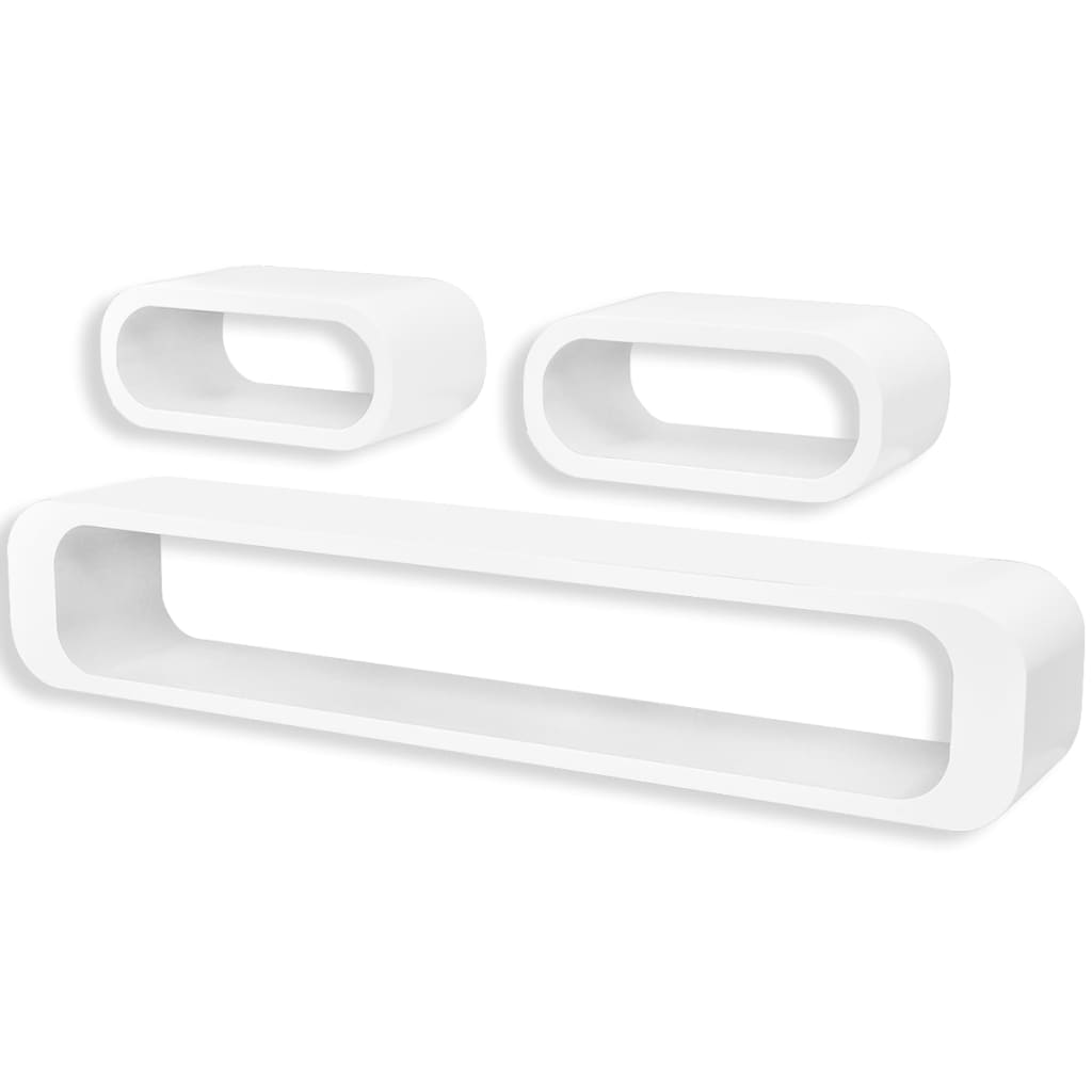 

vidaXL Wall Cube Shelves 6 pcs White