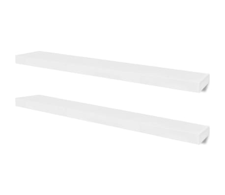 vidaXL Wall Shelves 4 pcs White 100 cm | vidaXL.com.au