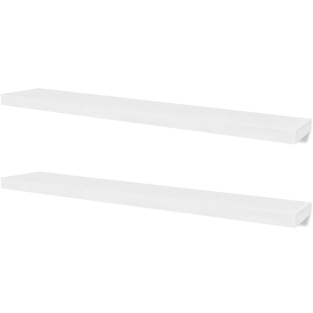 

vidaXL Wall Shelves 4 pcs White 47.2"