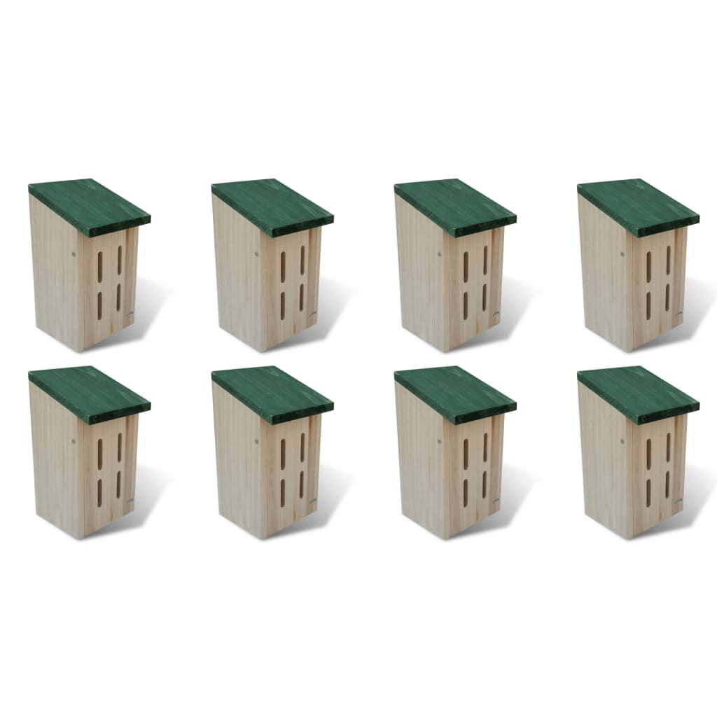 vidaXL Perhostalot 8 kpl puuta 14x15x22 cm