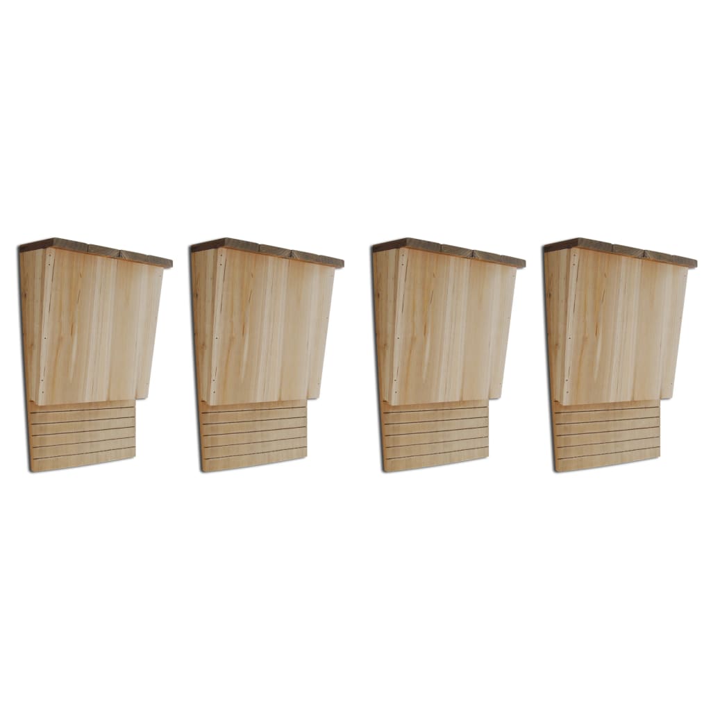 2 4 Pcs Garden Colony Bat House Backyard Mosquito Control Nest Box