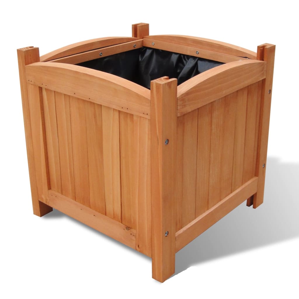 

vidaXL Plantenbakken verhoogd 4 st 30x30x30 cm