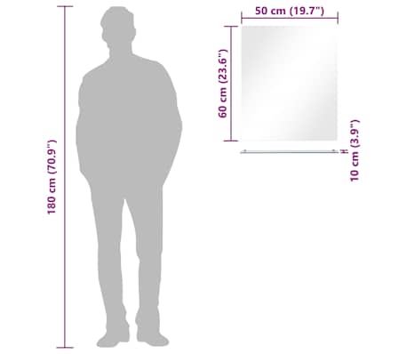 Mensola Angolare In Vetro Temperato 35x35cm - Bianco Per Parete - Foto 4