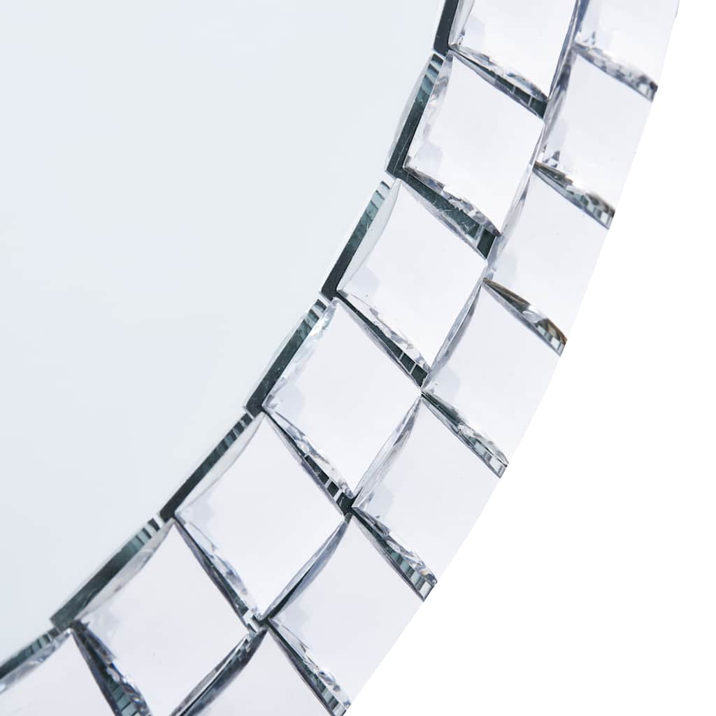 

vidaXL Wandspiegel 50 cm gehard glas