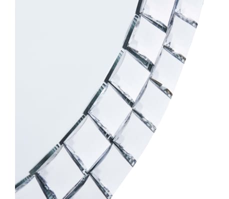 vidaXL Oglindă de perete, argintiu, 70 cm, sticlă securizată