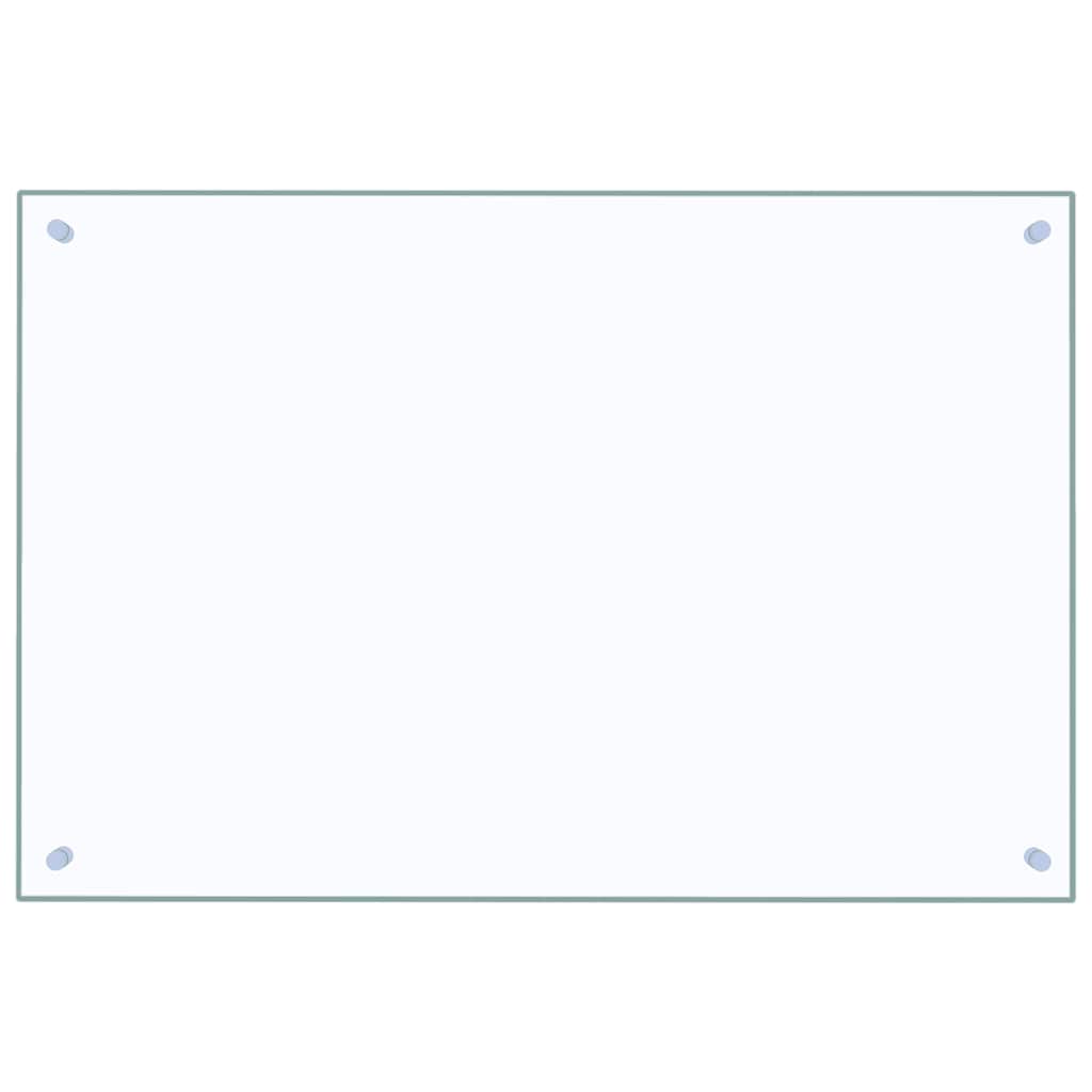 vidaXL Kuchyňský panel průhledný 90 x 60 cm tvrzené sklo