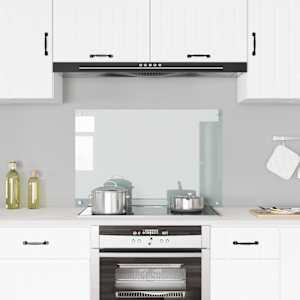 Kuhinjska zaščitna obloga prozorna 90x60 cm kaljeno steklo