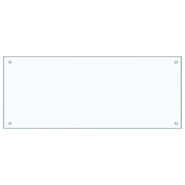 vidaXL k&ouml;&ouml;gi pritsmekaitse, l&auml;bipaistev, 100 x 40 cm, karastatud klaas