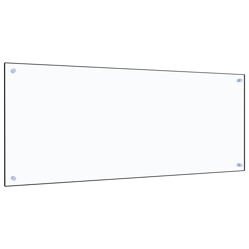 vidaXL Keittiön roiskesuoja läpinäkyvä 120×50 cm karkaistu lasi
