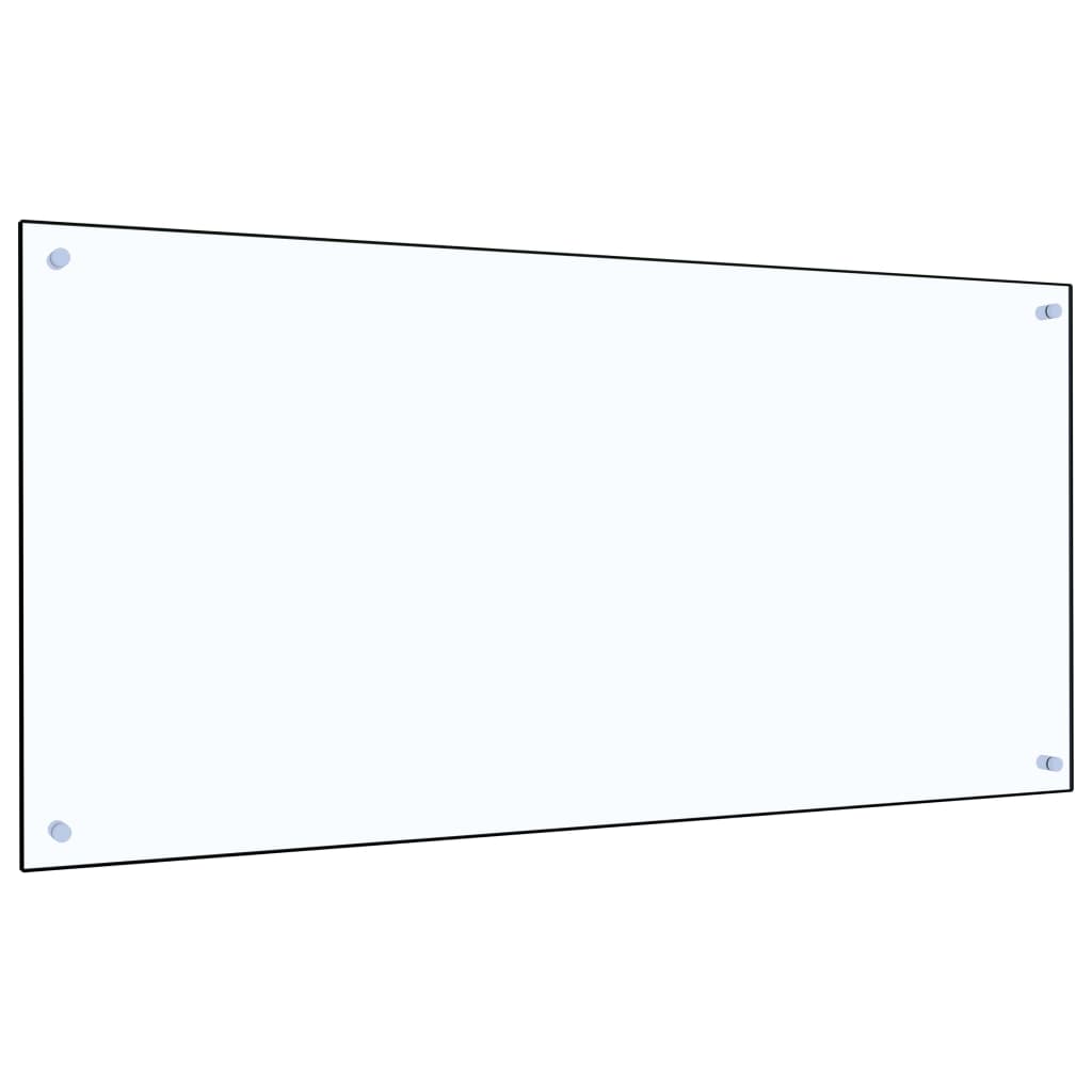 vidaXL Keittiön roiskesuoja läpinäkyvä 120×60 cm karkaistu lasi
