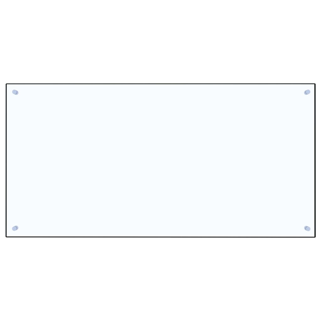 

vidaXL Spatscherm keuken 120x60 cm gehard glas transparant