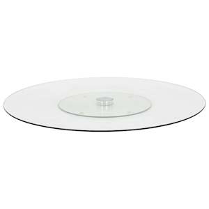 Otočný servírovací tác transparentní 60 cm tvrzené sklo