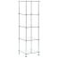  vidaXL 5 szintes átlátszó edzett üveg polc 40 x 40 x 130 cm termék 2. képe
