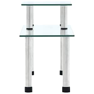 Kuchyňská police průhledná 45 x 16 x 26 cm tvrzené sklo - obrázek 3