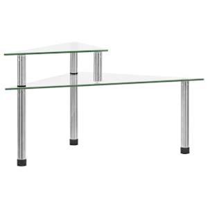 Kuhinjska polica prozorna 49,5x35x19 cm kaljeno steklo