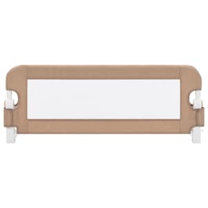 Dětská zábrana k postýlce taupe 102 x 42 cm polyester - obrázek 3