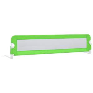 Dětská zábrana k postýlce zelená 180 x 42 cm polyester - obrázek 2