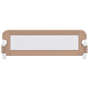 Dětská zábrana k postýlce taupe 120 x 42 cm polyester - obrázek 3