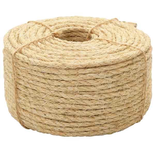 vidaXL k&ouml;is 100% sisal 6 mm 500 m