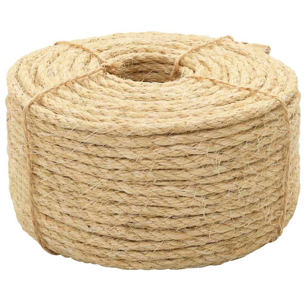 vidaXL Lano 100% sisal 10 mm 250 m