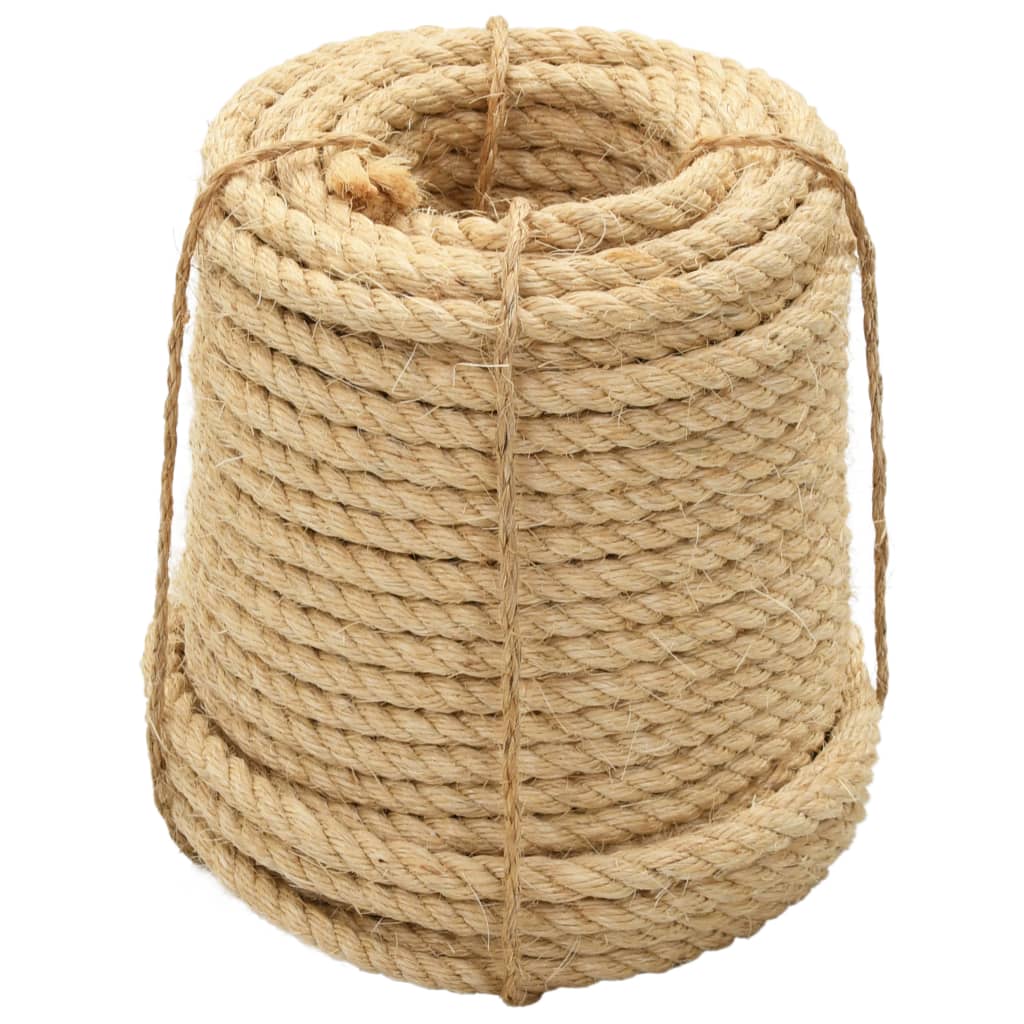 vidaXL Lano 100% sisal 12 mm 250 m