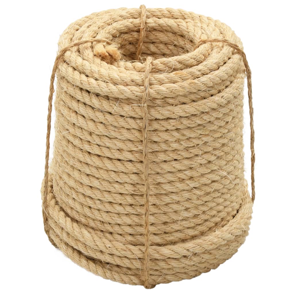 vidaXL Frânghie, 100 m, sisal 100%, 20 mm