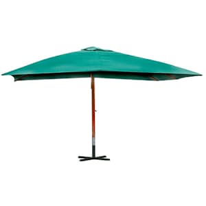 Závěsný slunečník Melia 300 x 400 cm zelený - obrázek 2
