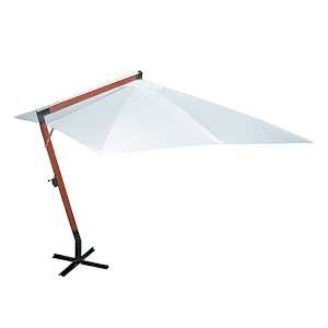 vidaXL Parasoll 300 x 400 cm vit