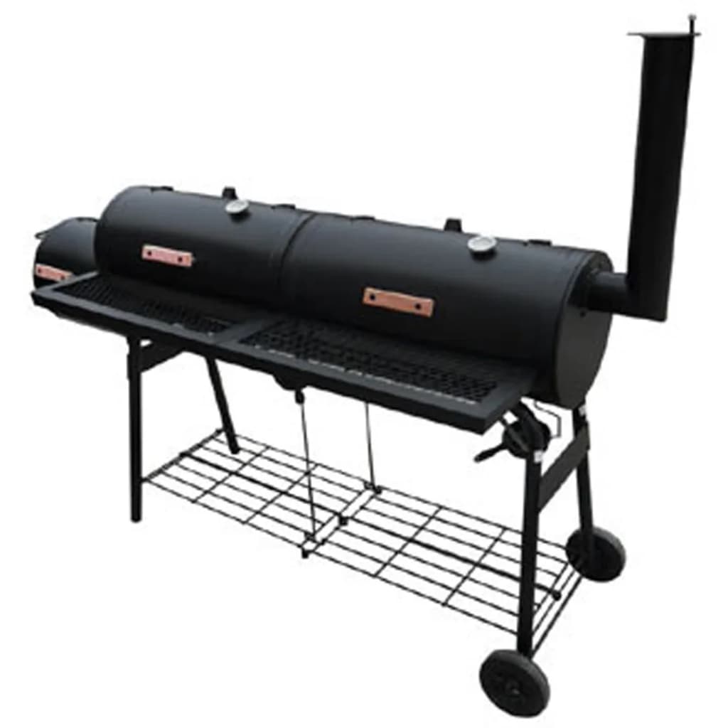 Barbecue-Smoker Grill Nevada XL Schwarz kaufen