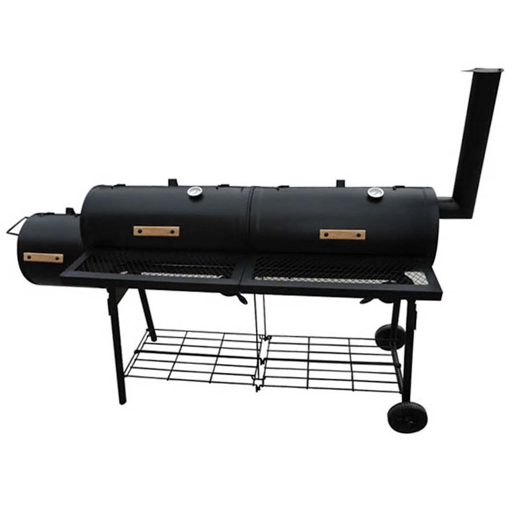 

vidaXL Rookbarbecue Nevada XL zwart