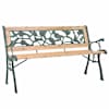 vidaXL aiapink 122 cm, puit