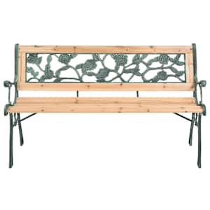 Zahradní lavice 122 cm dřevěná - obrázek 2