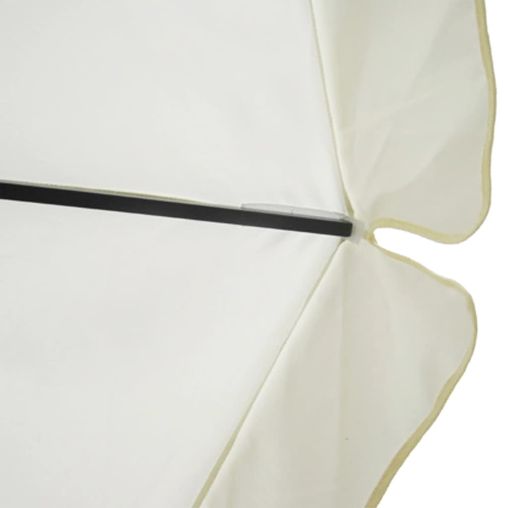 fehér alumínium napernyő 500 cm