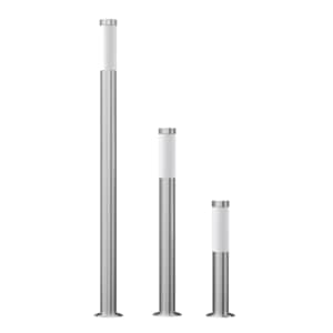 3 RVS seisvate aialampide komplekt E27 230V