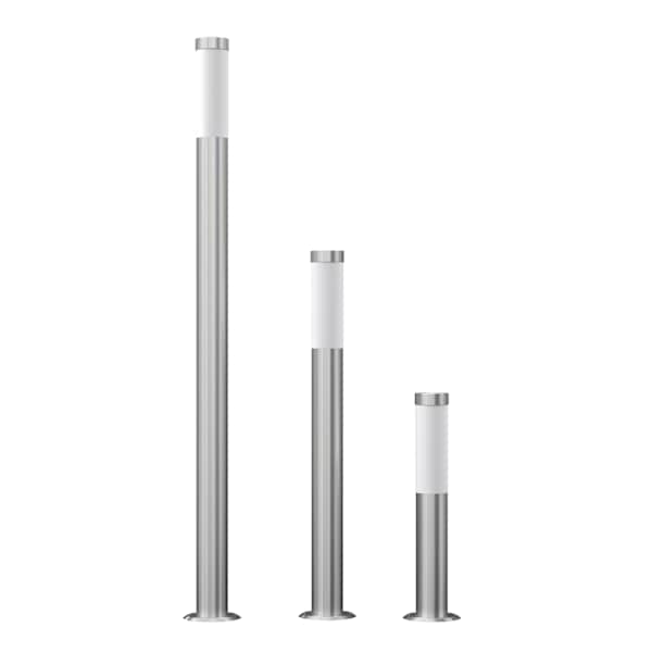 3 RVS seisvate aialampide komplekt E27 230V