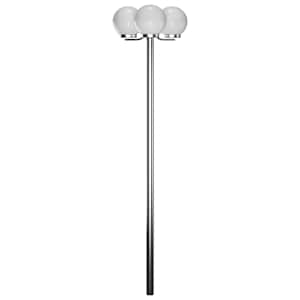 Vysoká zahradní lampa se 3 svítidly 220 cm