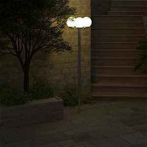 Vysoká zahradní lampa se 3 svítidly 220 cm - obrázek 5