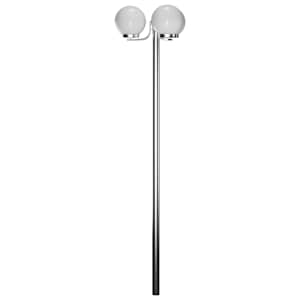 vidaXL Hagelyktestolpe 3 lamper 220 cm