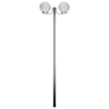 vidaXL aia lambipost, 2 lampi, 220 cm