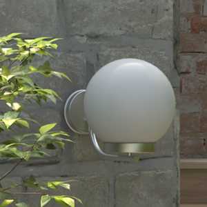 Zahradní nástěnná lampa 32 cm