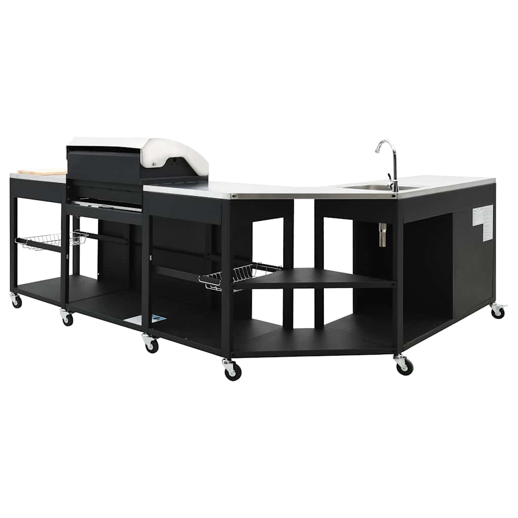 Thumbnail - vidaXL Gasgrill-Set 4+1 HOEK DE & AT Modell